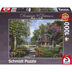 Herenhuis Met Toren 1000 Stukjes - Puzzel Herenhuis Met Toren 1000 Stukjes - Puzzel
