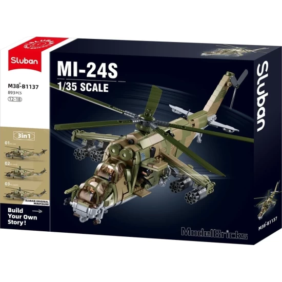 Mi-24S Gunship3 In 1   1/35