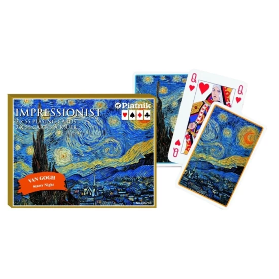 Vincent Van Gogh Sterrennacht Speelkaarten – Double Deck