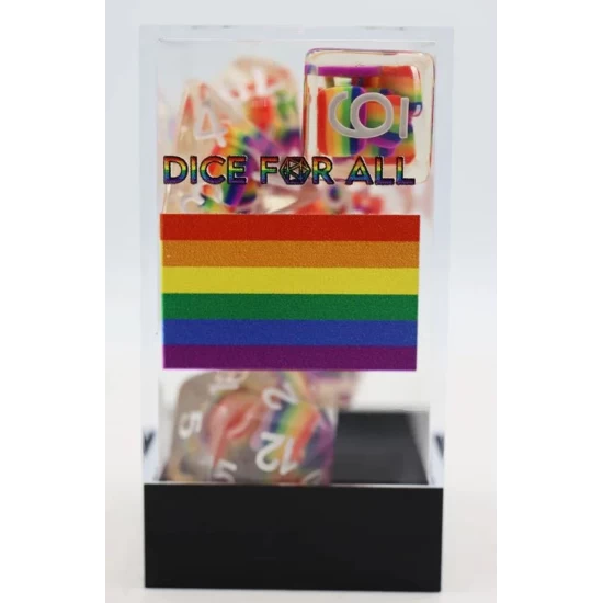 Rainbow Flag Rpg Dice Set Rainbow Flag Rpg Dice Set