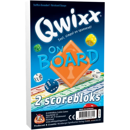 Qwixx On Board Bloks (Extra Scorebloks)