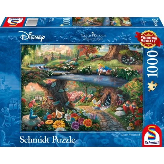 Disney Alice In Wonderland 1000 Stukjes - Puzzel