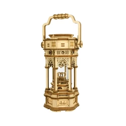 Robotime Muziekdoos Hout Diy 3D Puzzel Victorian Lantern Amk61 14115X30Cm