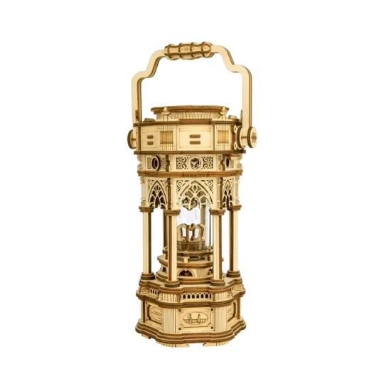 Robotime Muziekdoos Hout Diy 3D Puzzel Victorian Lantern Amk61 14115X30Cm