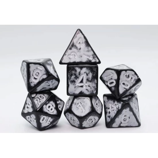 Timeworn White Rpg Dice Set Timeworn White Rpg Dice Set
