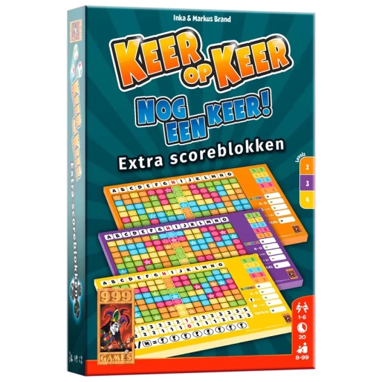 Scoreblokken Keer Op Keer (3 Stuks) Level 2 3 En 4