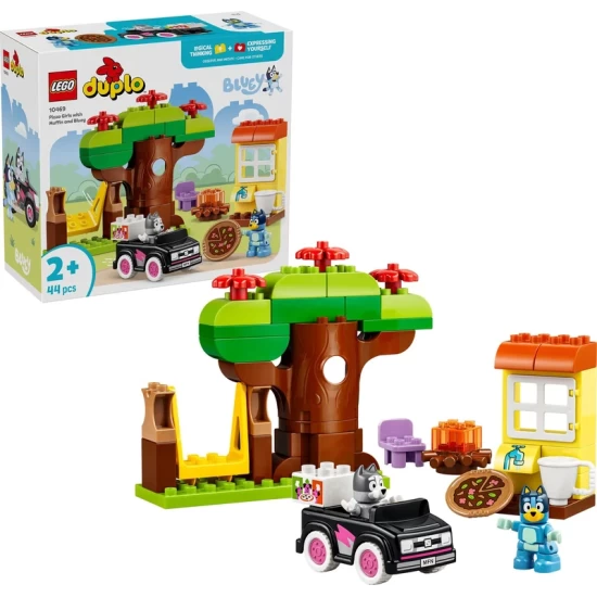 Lego Duplo 10469 Pizza Sisters Met Muffin En Bluey Lego Duplo 10469 Pizza Sisters Met Muffin En Bluey