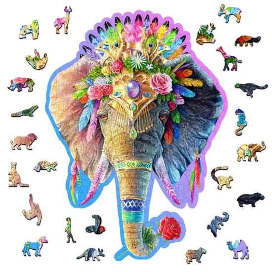 Puzzel - Elegant Elephant Puzzel - Elegant Elephant