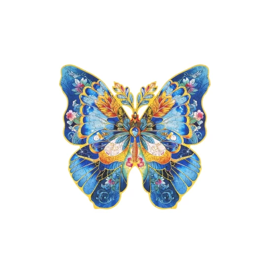 Houten Legpuzzel Rowood/Robotime Vlinder Morpho Helena Ta003 288276Cm