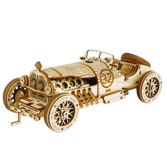 Robotime Houten Puzzel 3D Grand Prix Car Mc401 189X8X6 Cm