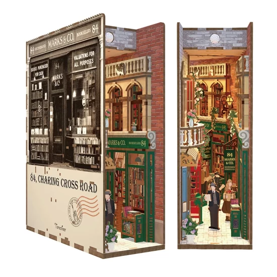 Tonecheer Diy Book Nook 84 Charing Cross Road Tq114 18 X 8 X 245 Cm