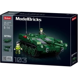 Nieuw - Modelbricks-Strv103 Main Battle Tank 692Pcs