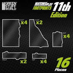 11Th Edition Glasspack Footprints Wh40K Compatible 11Th Edition Glasspack Footprints Wh40K Compatible