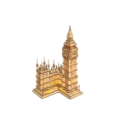 Robotime 3D Houten Puzzel Big Ben Incl. Verlichting Tg507 107101191Cm Robotime 3D Houten Puzzel Big Ben Incl. Verlichting Tg507 107101191Cm