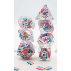 Pansexual Flag Rpg Dice Set