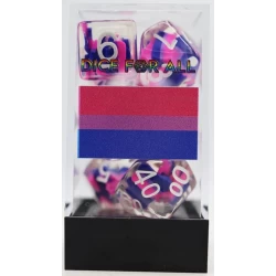 Bisexual Flag Rpg Dice Set Bisexual Flag Rpg Dice Set