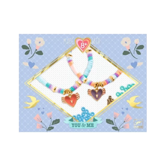 You & Me Heart Heishi You & Me Heart Heishi
