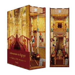 Tonecheer Diy Book Nook Adventure In Egypt Bookend Tq127 182X8X245Cm